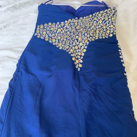 stunning beautiful evening maxi dress with sparkle - Picture 4 of 6